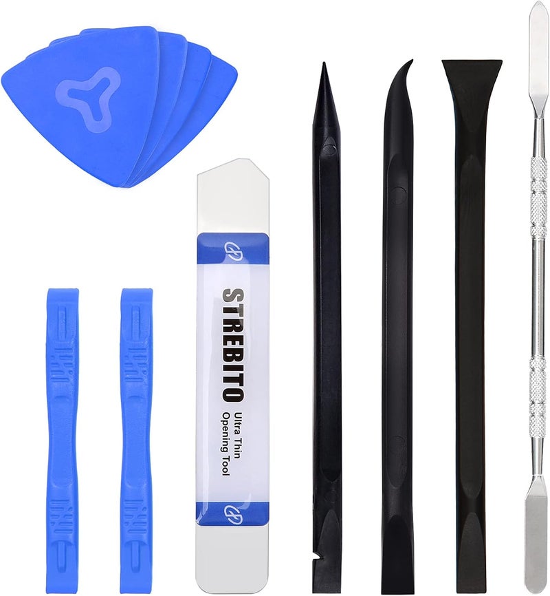 STREBITO Spudger Pry Tool Kit 11 Piece Opening Tool, Plastic & Metal Spudger Tool Kit, Ultimate Prying & Open Tool for iPhone, Laptop, iPad, Cell Phone, MacBook, Tablet, Computer, Electronics Repair - Image 1